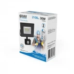 Прожектор уличный Gauss Elementary 628511330 (LED, 220V, датчик движения, IP65)