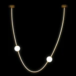 Подвесной светильник Loft It Embrace 10242/800 Gold (LED, 220V, на тросе, шарики)