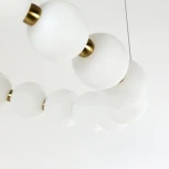 Подвесная люстра Favourite Gubbare 4014-10P (LED, 220V, на тросе, шарики, бусы)