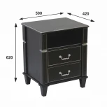 Тумба Васко В 116Н венге/серебро от фабрики Mebelik