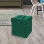Пуфик Dreambag складной Зеленый Велюр 13560