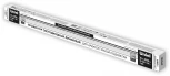 Архитектурная подсветка светодиодная линейная ULF-L52-36W/6400K/L100 220V IP65 Uniel SILVER