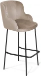 Стул барный SHT-ST39/S29 латте/черный муар от фабрики Sheffilton