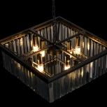 Подвесная люстра каскадная Loft IT Prism 10018/500S (220V, хрусталь, на цепи)