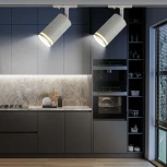 Трековый светильник однофазный TR52 - GU10 WH под лампу белый Б0054165 ЭРА (220V)