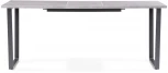 Стол раскладной Notta Лота Лофт 140 25 мм бетон / черный матовый 489748