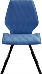 Стул 243 B8 BLUE поворотный/ ножки черные Dikline 00-00062074