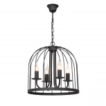 Подвесная люстра Vitaluce V4087/4 (220V, на цепи, свеча, круглые)