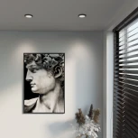 Встраиваемый светильник Elektrostandard Mils 25010/01 GU10 чёрный (220V, круглые)