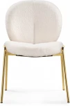 Стул на металлокаркасе Kalipso 1 (Kalipso 1 white / gold) Woodville арт.15782