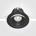 Встраиваемый светильник Yin 4000K 1x12Вт 60° LED Maytoni Technical DL031-L12W4K-B (220V, круглые)