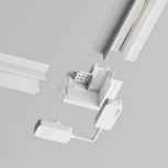 Коннектор питания угловой Radity встраиваемый белый (магнитный) Maytoni Technical TRA084CPC-W-12