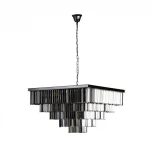 Подвесная люстра каскадная Loft IT Prism 10018/800S (220V, хрусталь, на цепи)