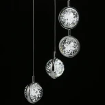 Подвесной светильник каскадный, с пультом DeMarkt Капелия 730011809