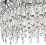Подвесная люстра Legacy 2158/09/08C Stilfort (220V, хрусталь, подвески, круглые)