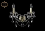 Бра Art Classic 10.25 10.25.2.141.Gd.Sp (220V, хрусталь, подвески, подсвечник, свеча)