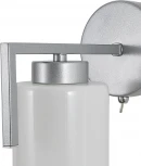 Бра Escada Style 1142/1 Silver 1x60Вт E27, металл/стекло, серебро/матовый, с выключателем (220V)