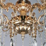Подвесная люстра Omnilux Aosta OML-78903-12 (220V, на цепи, подсвечник, свеча)