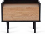 Тумба прикроватная Look ОГОГО (арт.860237), (ЛДСП/Черный)