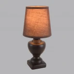 Настольная лампа Lumion Bianka 8162/1T черный, керамика/текстиль E14 1*40W 220V (выключатель)