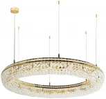 Подвесная люстра Favourite Monilibus 4015-15P (220V, хрусталь, на тросе, круглые)