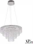 Подвесная люстра хрустальная светодиодная APL LED Sicilia SH13.40.C.Ni.4000