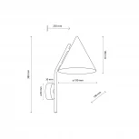 Бра TK Lighting Cono 11088 BROWN (a070964) (220V)