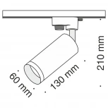Трековый светильник Maytoni Track lamps TR004-1-GU10-RG
