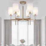 Потолочная люстра Eurosvet Brielle 60132/6 латунь (220V)