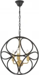 Подвесная люстра Lumina Deco Casai LDP 1243-3 BK+MD