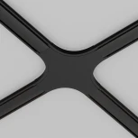 Коннектор питания X-образный Radity черный (магнитный) Maytoni Technical TRA084CX-11B