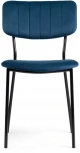 Стул Woodville на металлокаркасе Фиер морской / черный глянец 494367