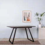 Стол R-Home Пеле раздвиж. 120-160 Мрамор графит