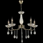 Подвесная люстра Reluce 03807-0.4-05 AB (220V, подсвечник, свеча)