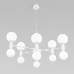 Подвесной светильник Wi-Fi Eurosvet Bubble 30182 белый (220V, управление смартфоном, голосовое управление, умный дом - Minimir Home, Алиса, Маруся, Салют, на тросе, шарики)