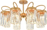 Потолочная люстра на штанге Escada Lofoy 2116/8Pi 8x40Вт E14, металл/хрусталь, шампань, прозрачный хрусталь (220V)