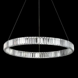 Подвесной светильник Citilux Чезаре CL338181 (регулировка яркости, LED, 220V, хрусталь, на проводе, кольцо)