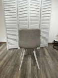 Обеденный стул M-City ELLEN WZ2042-02 светло-бежевый/ RU-09 серо-бежевый/ белый каркас