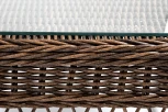 Стол журнальный из искусственного ротанга, цвет коричневый 4SIS Гранд Латте YH-S4840W brown