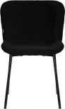 Стул обеденный Dobrin MILO (черные ножки, черный букле (UF992-12))