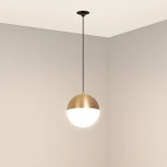 Подвесной светильник SP-EMISFERO-HANG-BUILT-R150-11W Day4000 (GD, 170 deg, 230V) (Arlight, IP20 Металл) 056590 (LED)