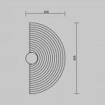 Настенный светильник Freya Felt FR6189WL-L20LG1 (LED, 220V)