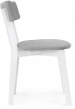 Деревянный стул Woodville Гилмар серый велюр / белый 515982
