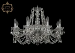 Подвесная люстра Art Classic 11.11 11.11.8.240.Cr.Sp (220V, хрусталь, на цепи, подсвечник, свеча)