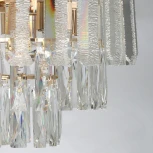 Подвесная люстра De City Бриз 111015807 (220V, хрусталь, на цепи)
