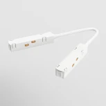 Коннектор питания угловой Gravity белый (магнитный) Maytoni Technical TRA004CPC-22W (48V)