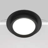 Встраиваемый светильник Hoop GX53 1x15Вт Maytoni Technical DL086-GX53-RD-B (220V, круглые)
