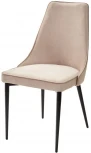 Стул NEPAL-P БЕЖЕВЫЙ #5, велюр/ черный каркас