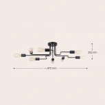 Потолочная люстра Maytoni Gilbert T532CL-08B (220V)