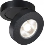 Светильник накладной/встраиваемый Novotech Groda 359412 черный IP20 LED 5W 220V 4000K 240Лм (круглые)